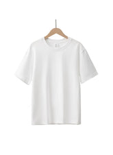 Huitich plain white t shirt for men XL displayed on wooden hanger isolated on white background